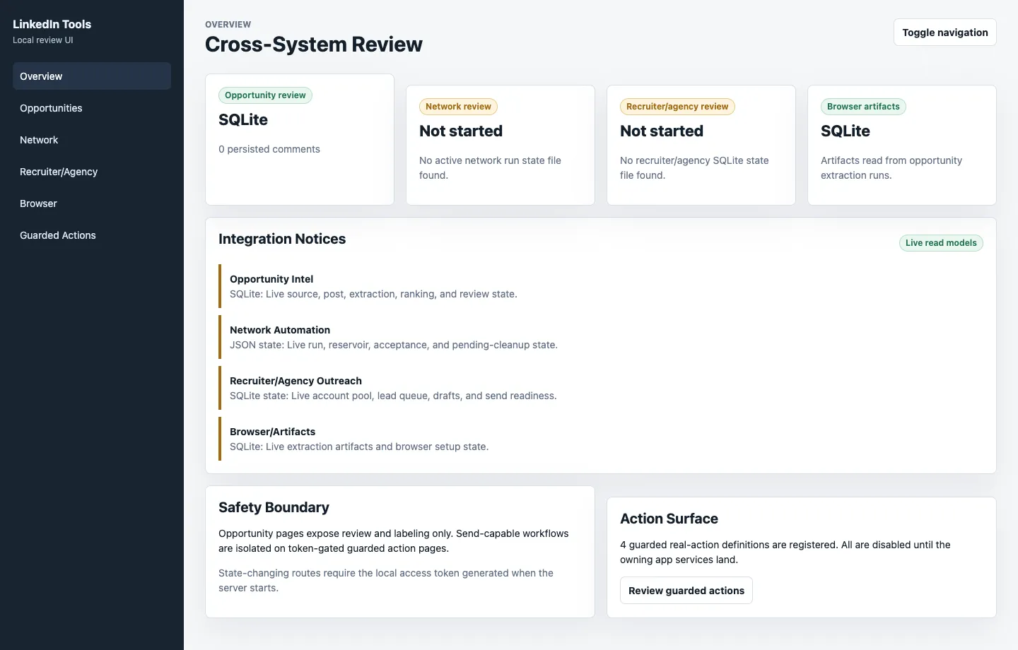 LinkedIn Tools project visual