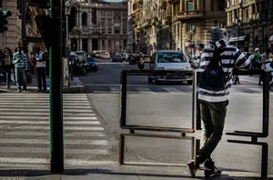 Street corner in Italy.