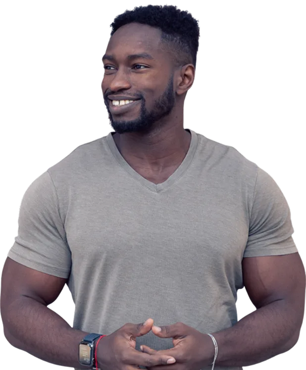 Portrait of Hanif Carroll, smiling.